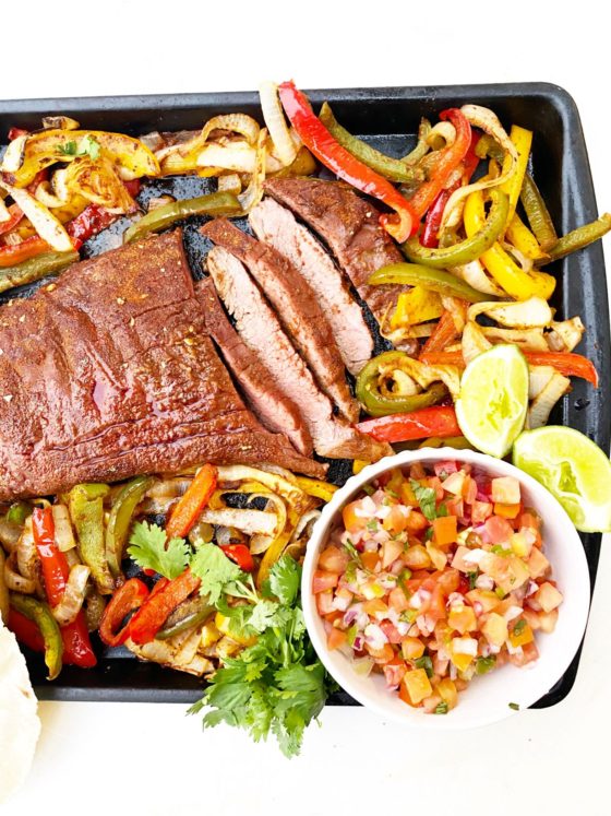 Whole 30 Sheet Pan Steak Fajitas Eating at Altitude