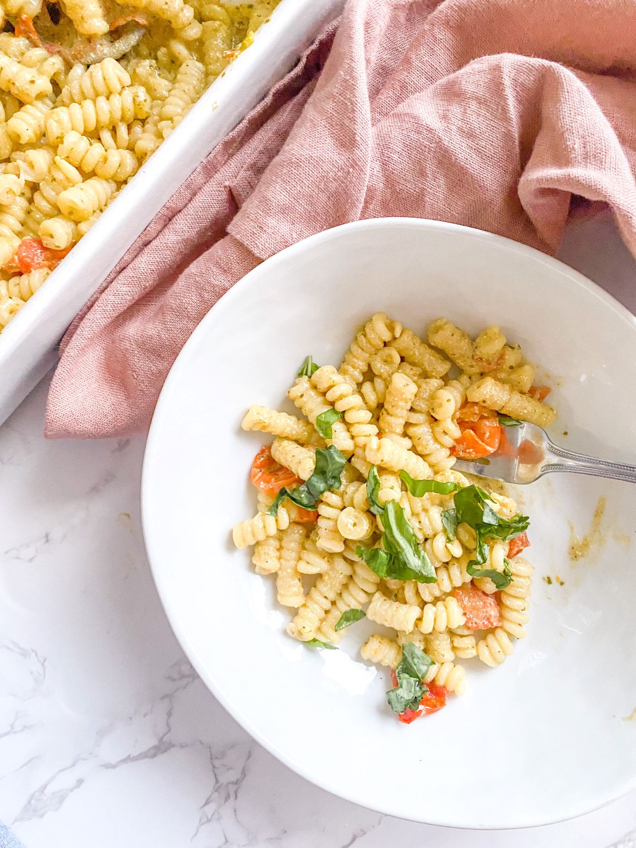 20 Minute Meal Baked Pesto And Goat Cheese Pasta Eating At Altitude